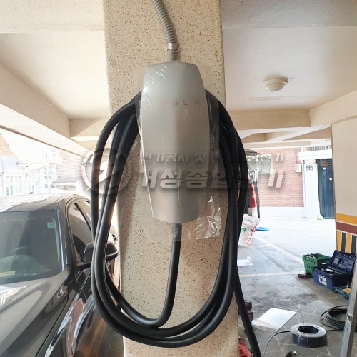 서울 성북구 빌라 테슬라 월커넥터 설치 공사 시공 사진 30