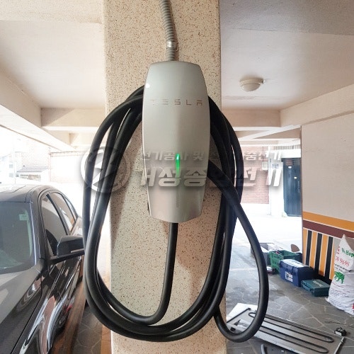 서울 성북구 빌라 테슬라 월커넥터 설치 공사 시공 사진 31