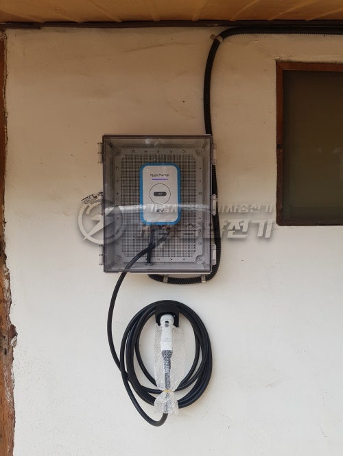 파주시 단독주택 EV충전기 설치 공사 시공 사진 8