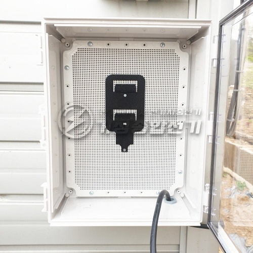 아산 공장 포터EV 7kW 전기차 충전기 설치 공사 시공 사진 5