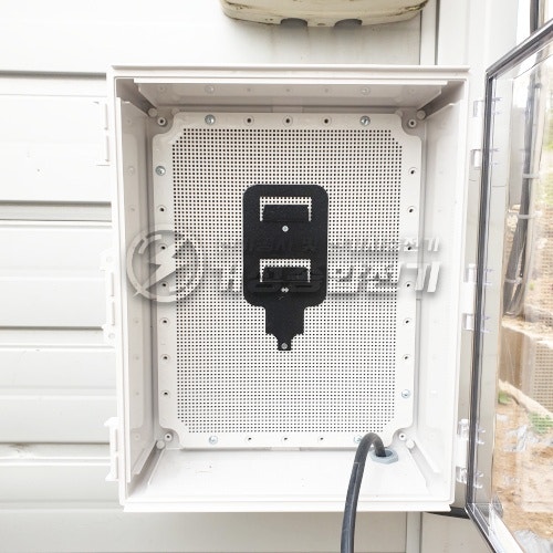 아산 공장 포터EV 7kW 전기차 충전기 설치 공사 시공 사진 6