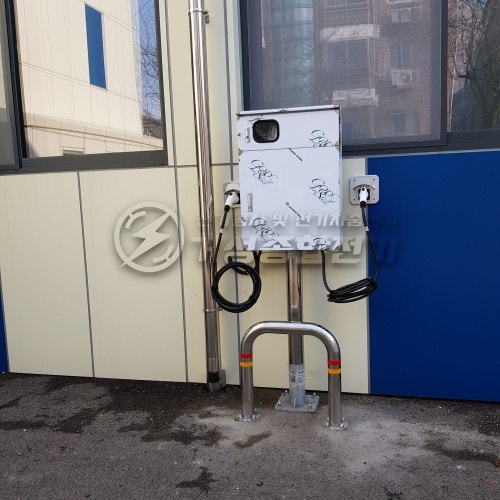 경기도일자리재단 공공주차장 EV충전기 설치 공사 시공 사진 10