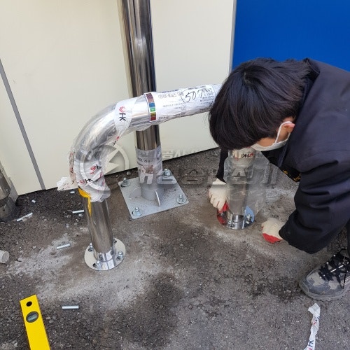 경기도일자리재단 공공주차장 EV충전기 설치 공사 시공 사진 4