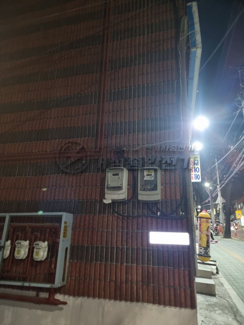 인천 구월동 배달전문점 전기 증설 승압 공사 시공 사진 11