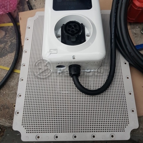 도봉구 영업장 전기차 충전기 설치 공사 시공 사진 11