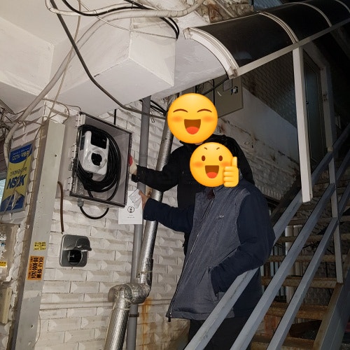 도봉구 영업장 전기차 충전기 설치 공사 시공 사진 16