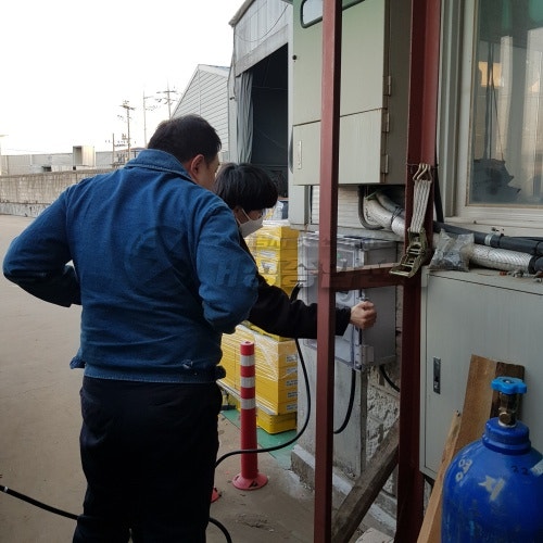 인천 서구 금속공장 EV충전기 설치 공사 시공 사진 15