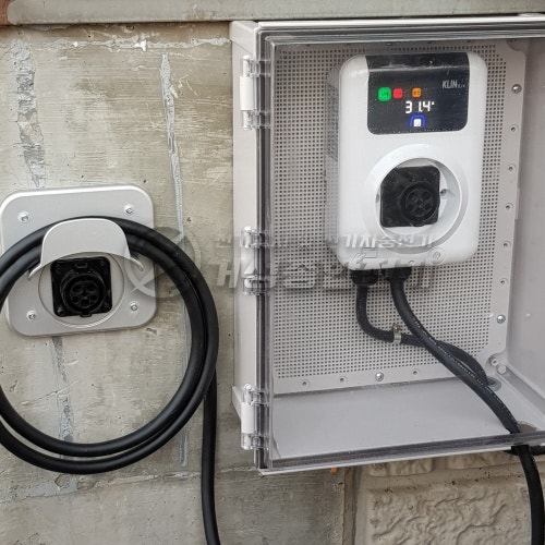 인천 서구 금속공장 EV충전기 설치 공사 시공 사진 17