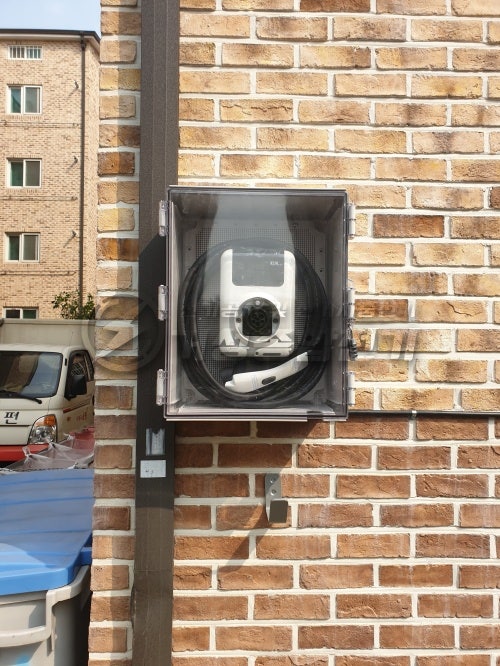 파주시 빌라 클린일렉스 EV충전기 설치 공사 시공 사진 10