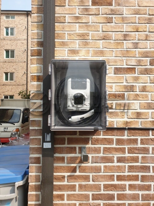 파주시 빌라 클린일렉스 EV충전기 설치 공사 시공 사진 8