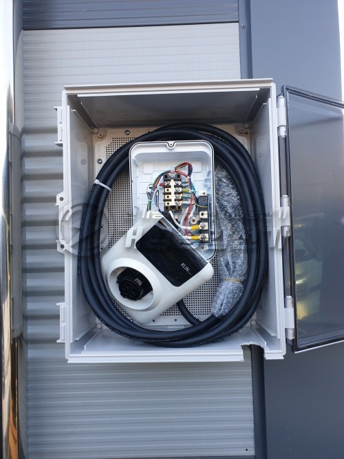 파주시 샷시공장 EV충전기 설치 공사 시공 사진 10