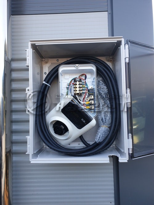 파주시 샷시공장 EV충전기 설치 공사 시공 사진 11