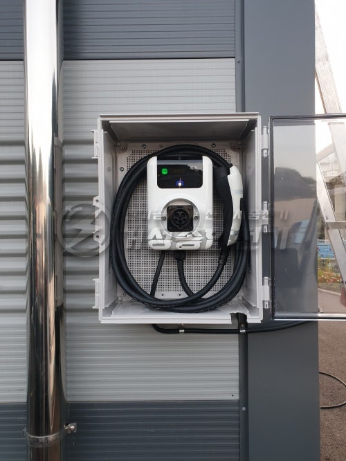 파주시 샷시공장 EV충전기 설치 공사 시공 사진 13