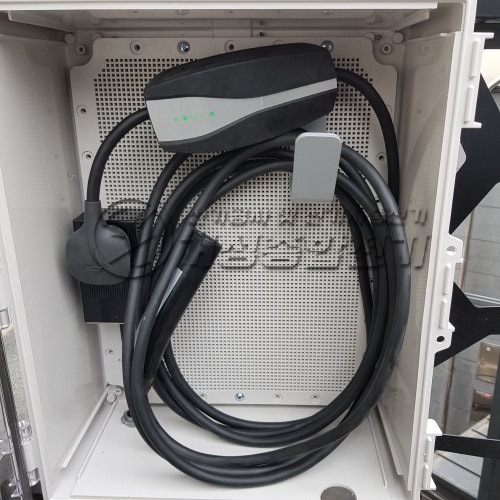 용인 타운하우스 테슬라 네마 충전기 설치 공사 시공 사진 27