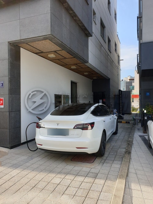 청라동 상가 테슬라 월커넥터 설치 공사 시공 사진 15