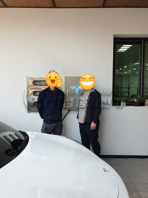 청라동 상가 테슬라 월커넥터 설치 공사 시공 사진 18