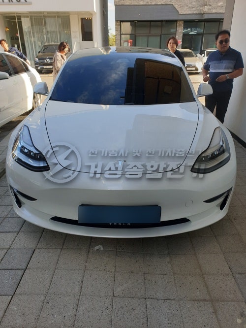 청라동 상가 테슬라 월커넥터 설치 공사 시공 사진 3