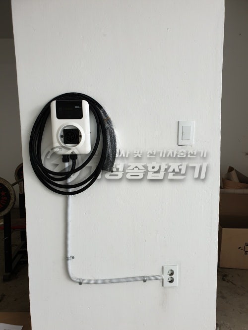 용인 단독주택 EV충전기 7kW 설치 공사 시공 사진 14