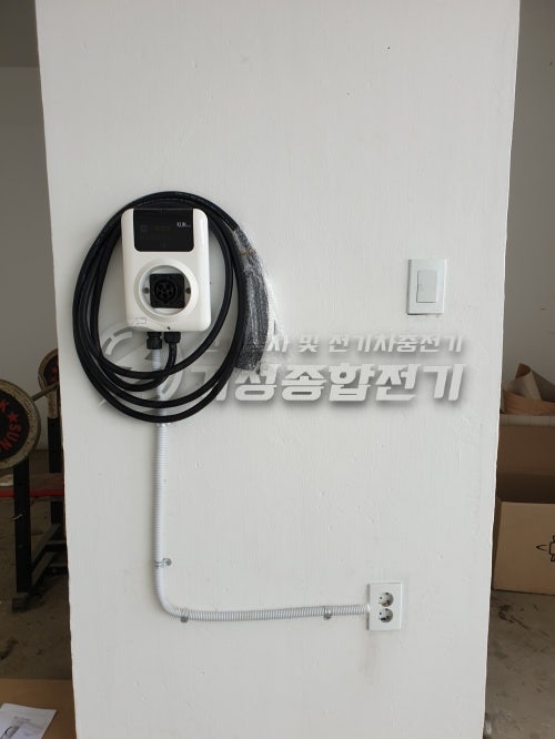 용인 단독주택 EV충전기 7kW 설치 공사 시공 사진 15
