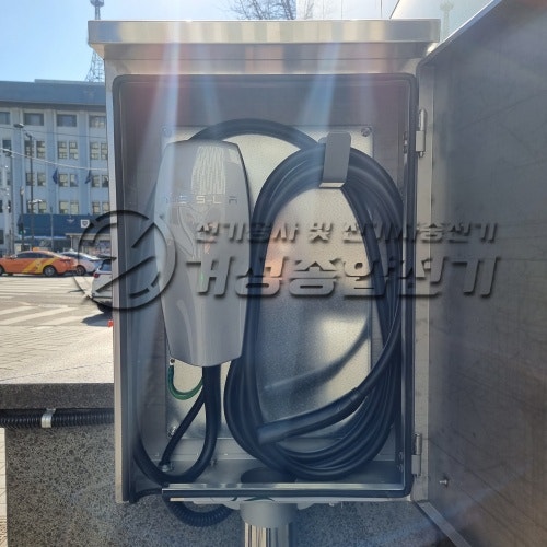 서울 종로구 빌딩 테슬라 월커넥터 설치 공사 시공 사진 18