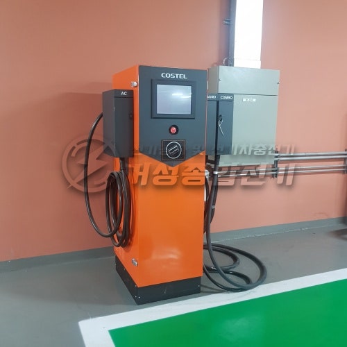 코스텔 7kW 전기차 충전기 설치 공사 시공 사진 3