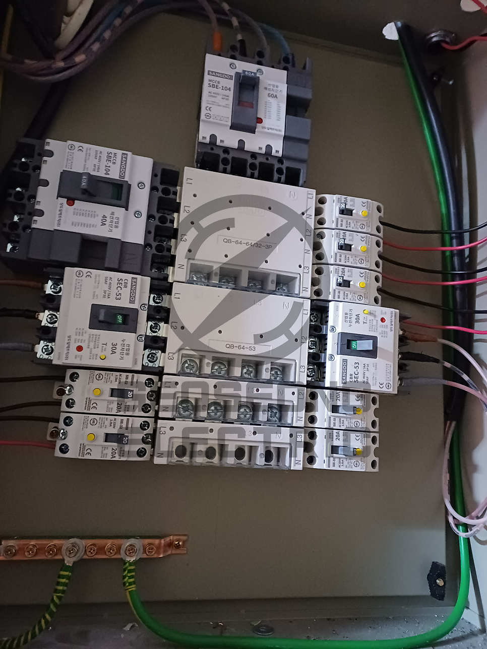 상가 전기 증설 5kW→10kW 공사 시공 사진 21