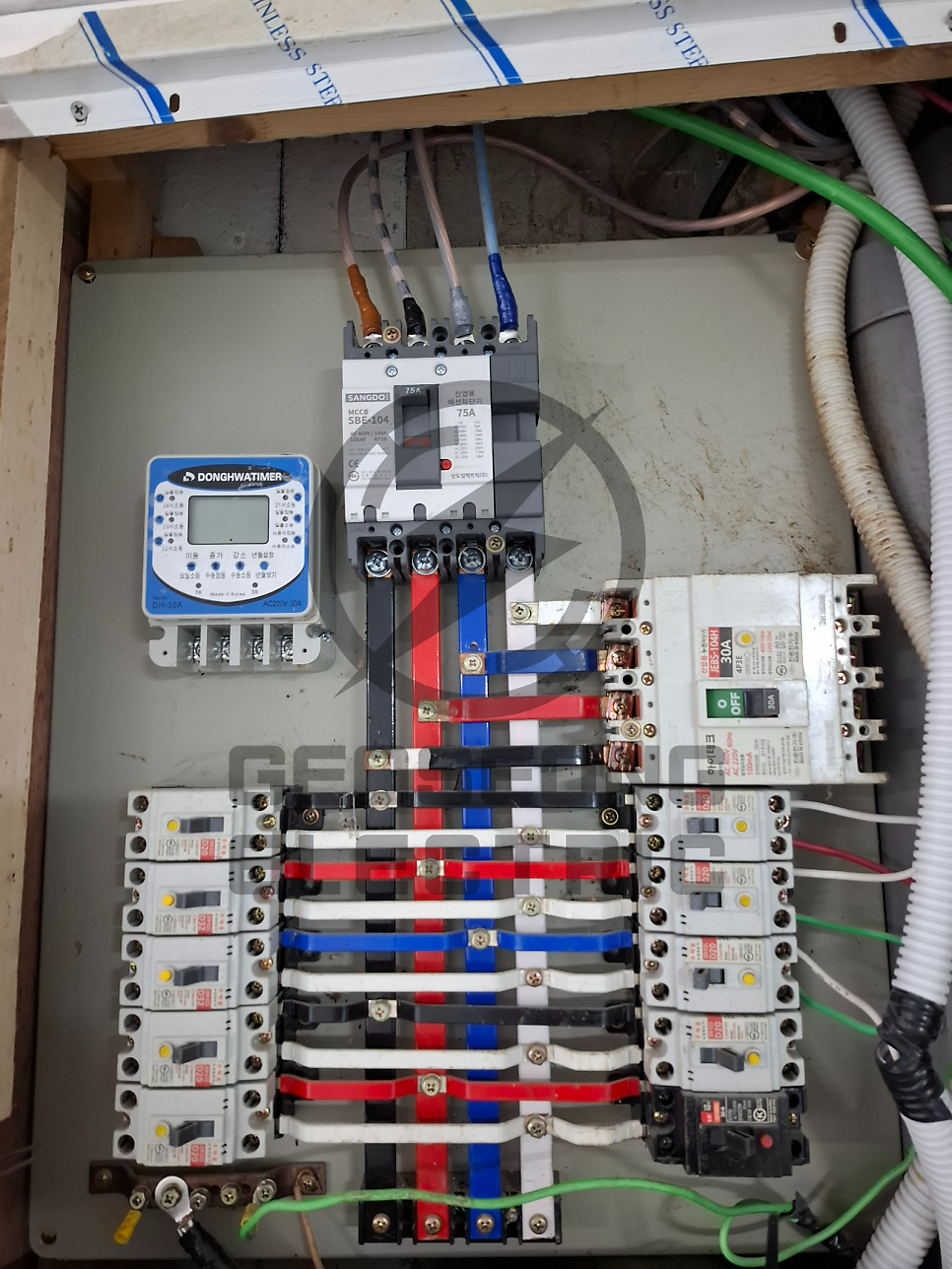 상가 전기 증설 5kW→10kW 공사 시공 사진 22