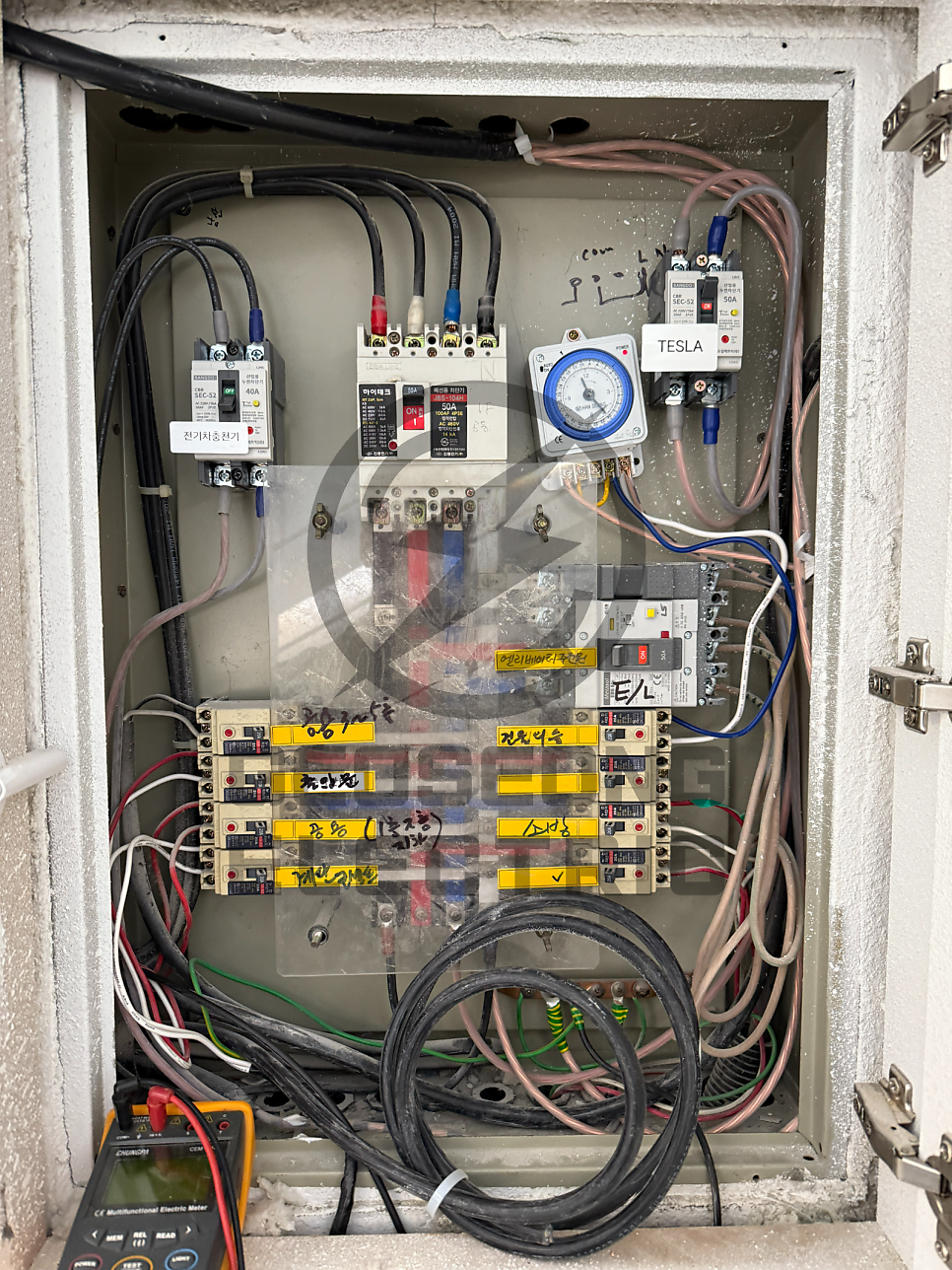 상가 전기 증설 5kW→10kW 공사 시공 사진 6