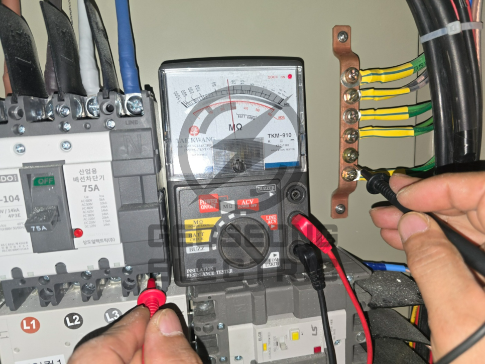 상가 전기 증설 5kW→10kW 공사 시공 사진 7