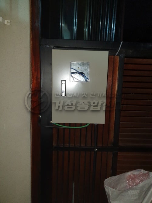 용인 단독주택 테슬라 월커넥터 설치 공사 시공 사진 3