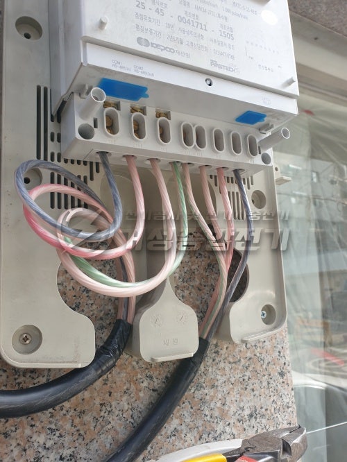 인천 부평 카페 전기 증설 선식변경 공사 시공 사진 11