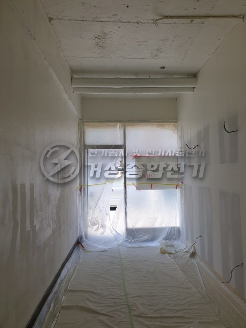 인천 부평 카페 전기 증설 선식변경 공사 시공 사진 2