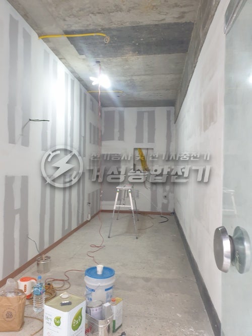 인천 부평 카페 전기 증설 선식변경 공사 시공 사진 3