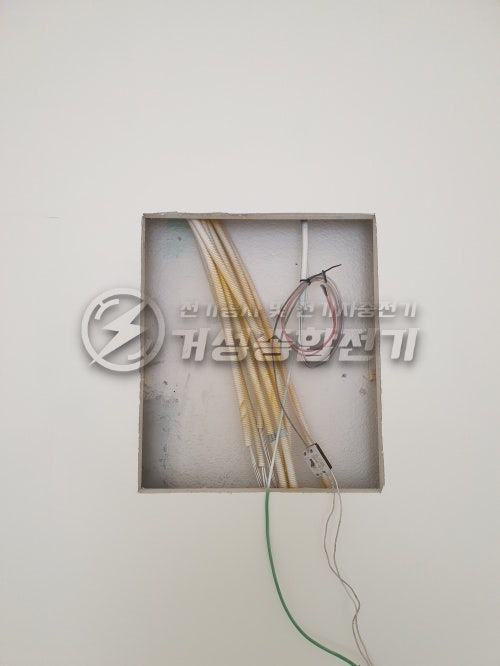 인천 부평 카페 전기 증설 선식변경 공사 시공 사진 4