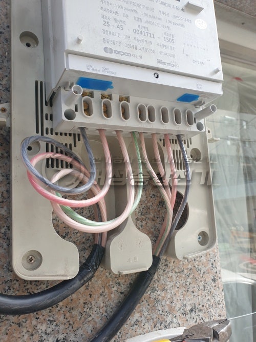 인천 부평 카페 전기 증설 선식변경 공사 시공 사진 8