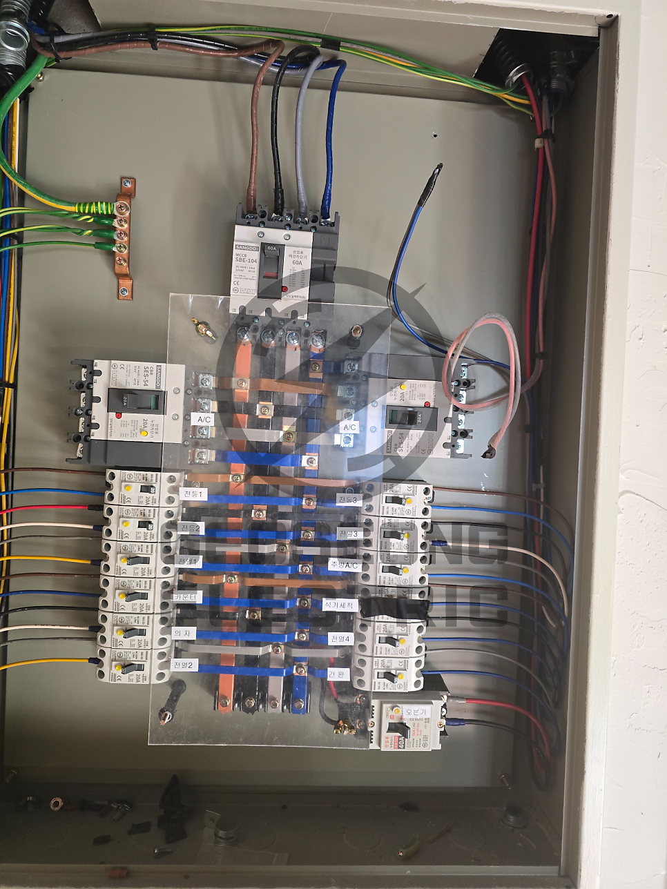 상가 계약전력 전기 증설 공사 시공 사진 16