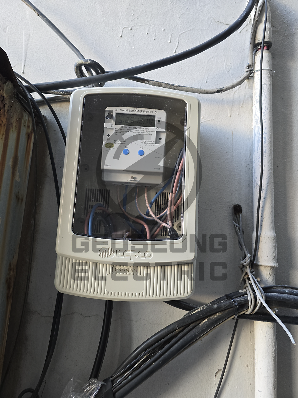 상가 계약전력 전기 증설 공사 시공 사진 18