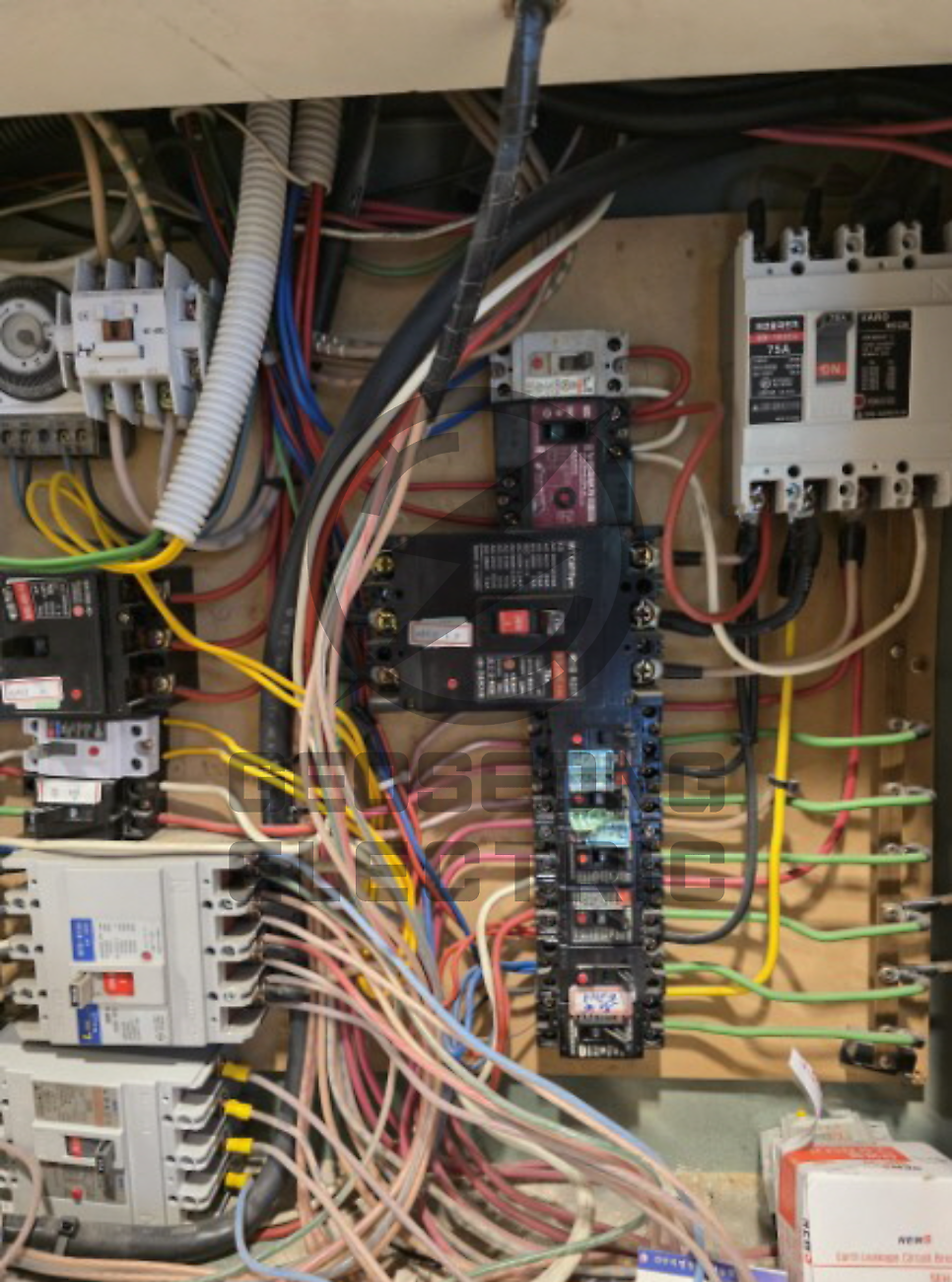 상가 계약전력 전기 증설 공사 시공 사진 21