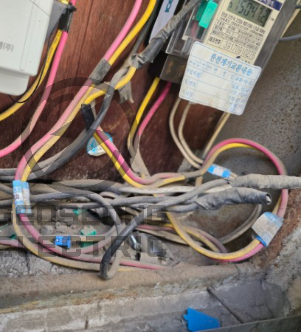 상가·공장 겨울철 긴급 전기 인입선 공사 시공 사진 14