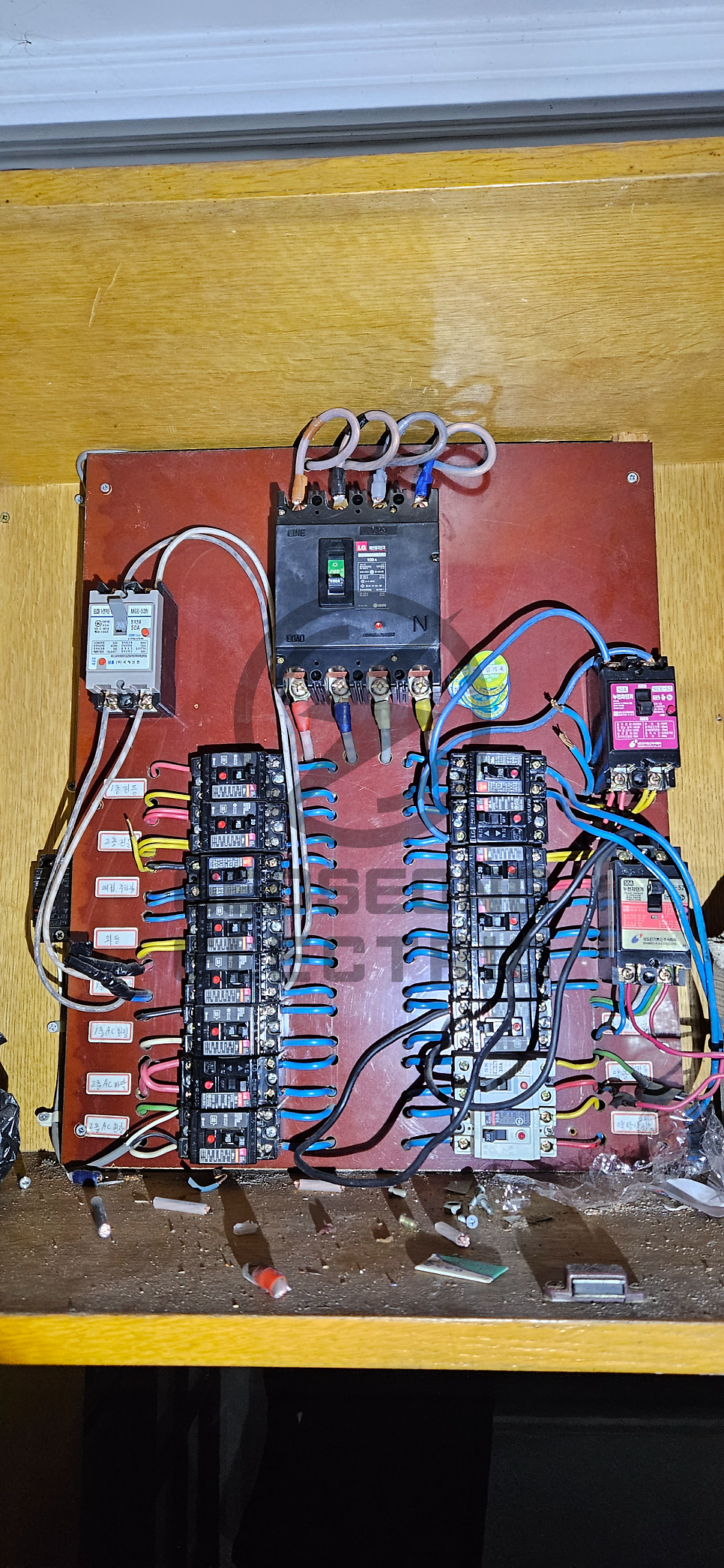 상가·공장 겨울철 긴급 전기 인입선 공사 시공 사진 5