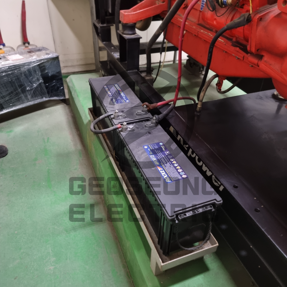 비상발전기 배터리 EOVR 설치 공사 시공 사진 4