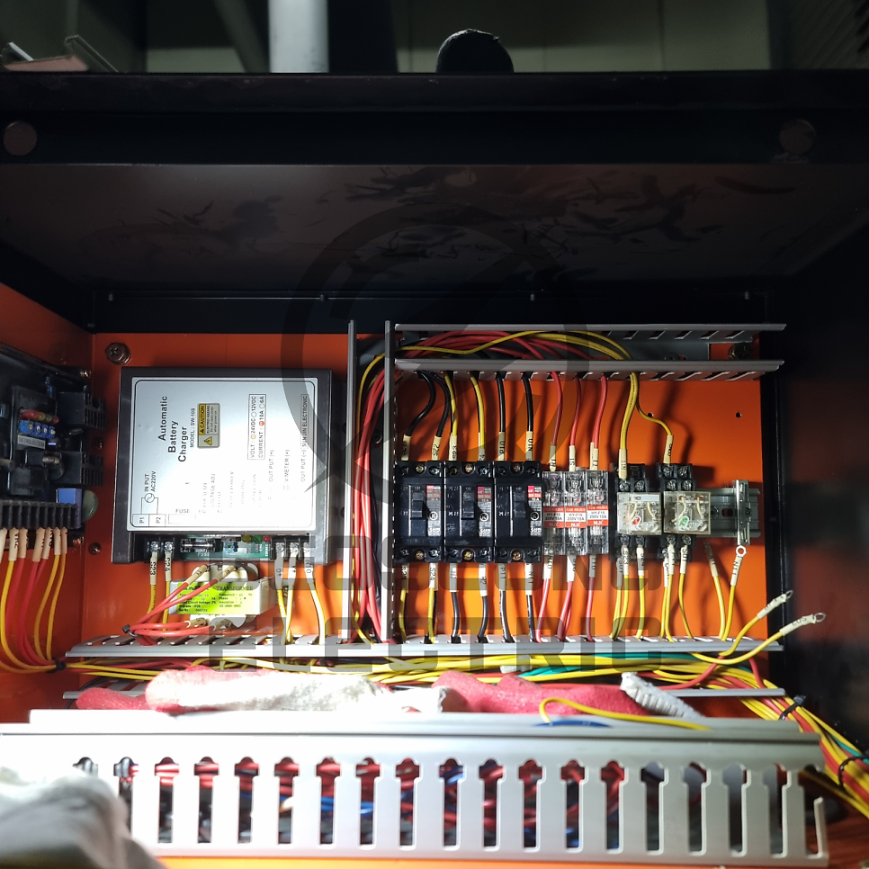 비상발전기 배터리 EOVR 설치 공사 시공 사진 8