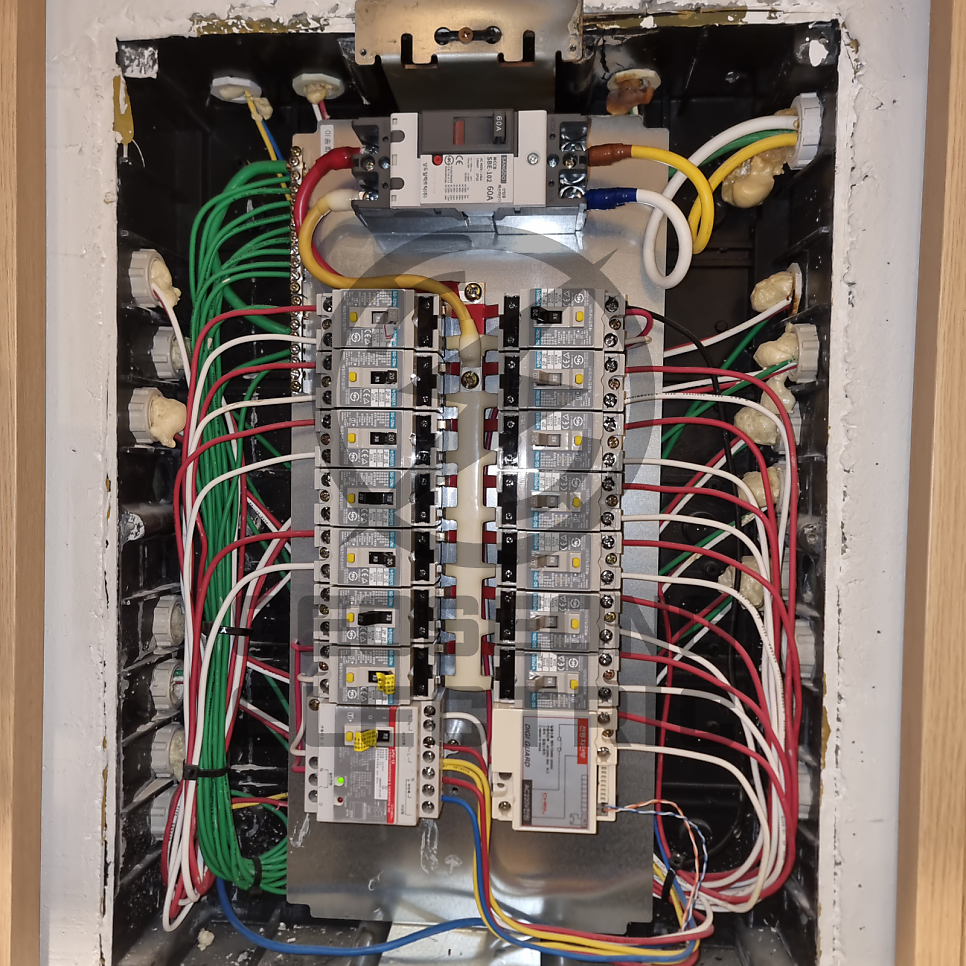건물 전기 계량기 인입선 화재 복구 공사 시공 사진 13