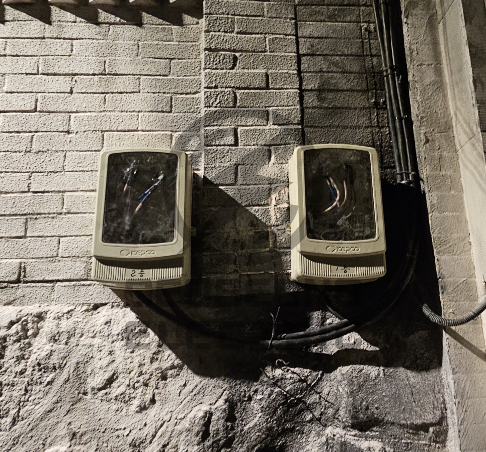 건물 전기 계량기 인입선 화재 복구 공사 시공 사진 17