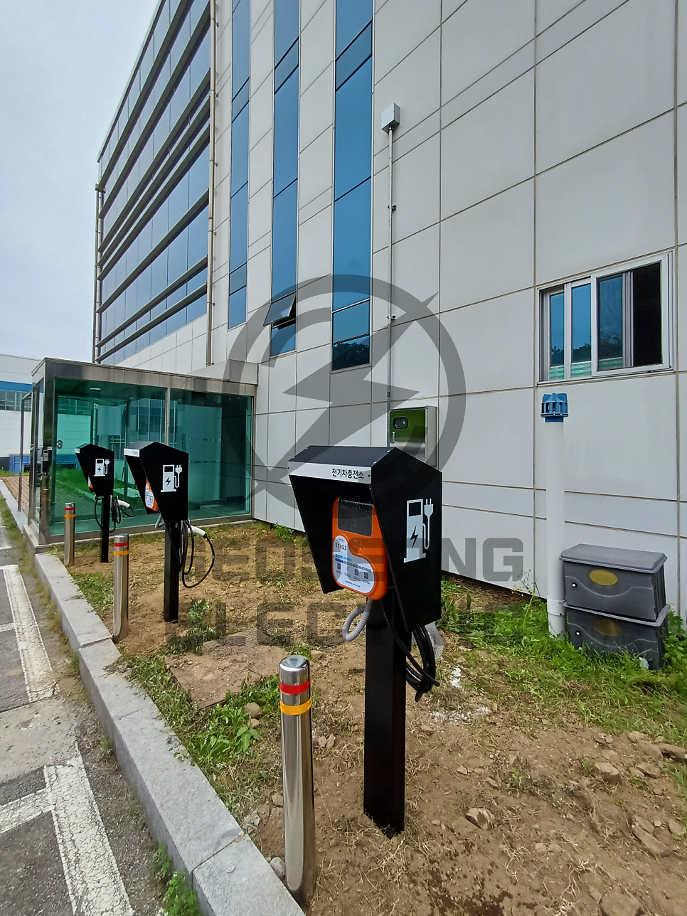 11kW 전기차 충전기 설치 공사 시공 사진 16