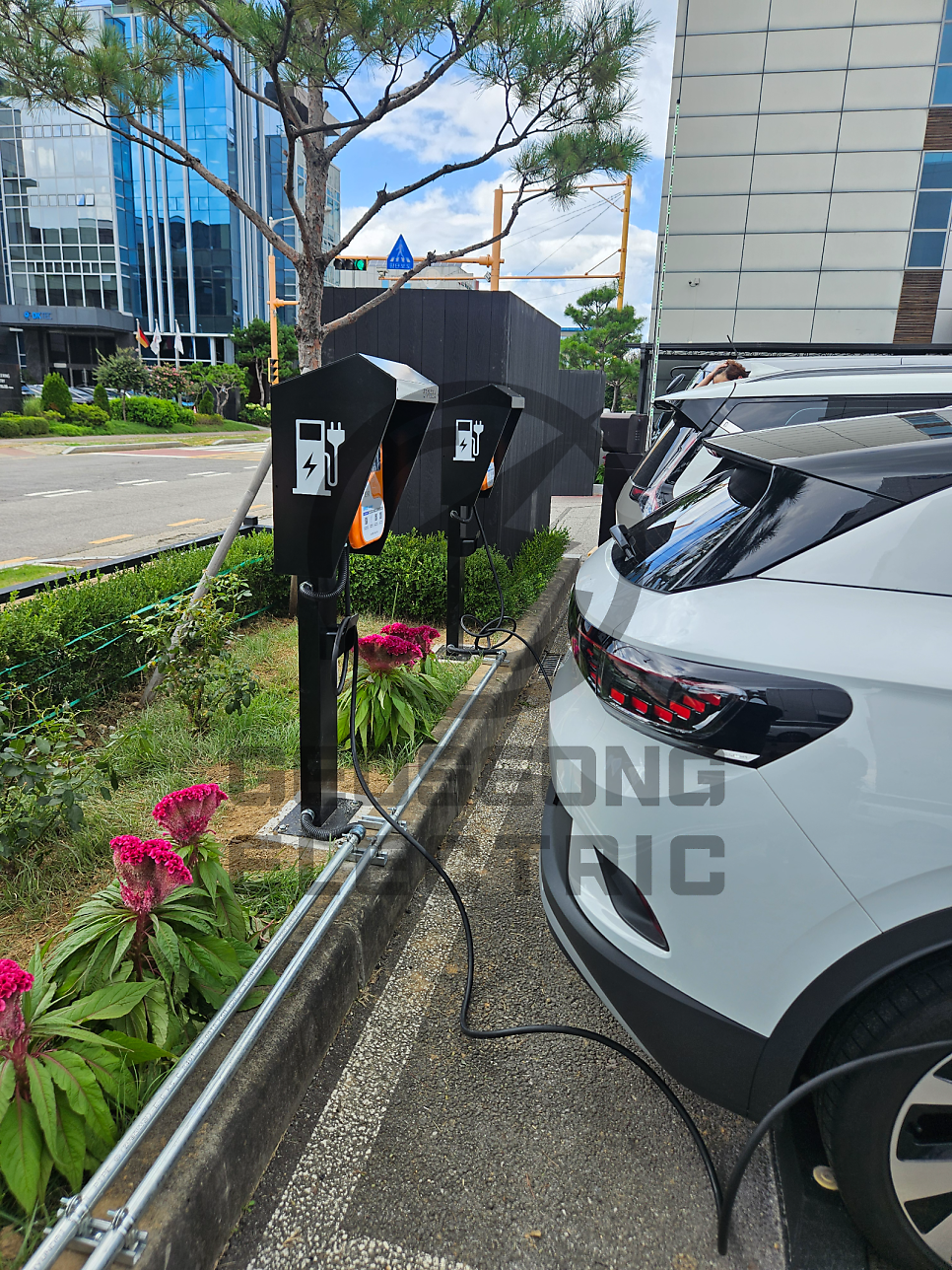 11kW 전기차 충전기 설치 공사 시공 사진 17