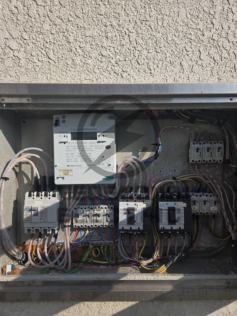 사업장 단상 5kW 3상 15kW 전기 증설 공사 시공 사진 20