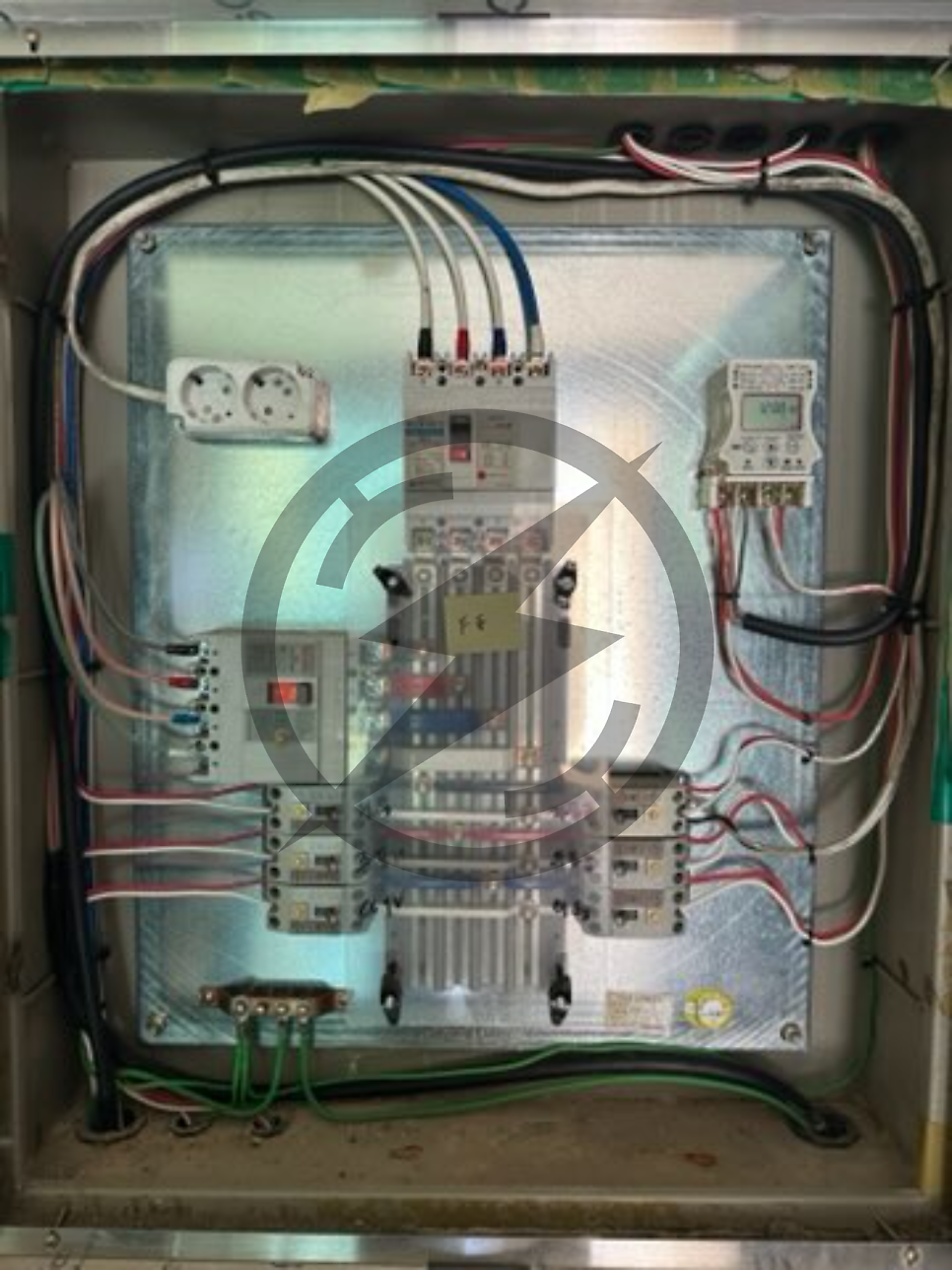 상가 냉난방기 전기 증설 승압 공사 시공 사진 7