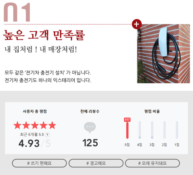 7kW 전기차 완속 충전기 선택과 설치 가이드 시공 사진 4