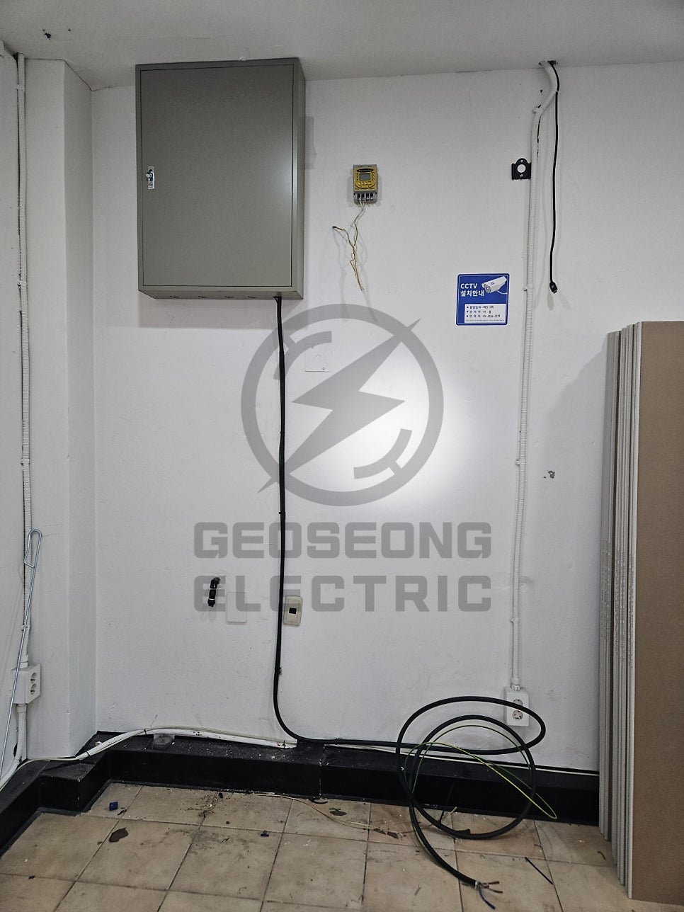 단상 5kW에서 3상 20kW 전기 증설 승압공사 시공 사진 21